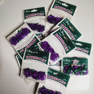 13 Packs Offray Ribbon Rosettes 3pack